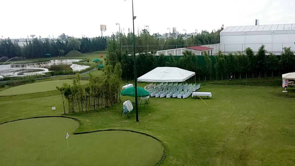 Terraza con vistas al campo